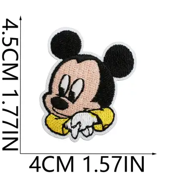 21 יחידות מיניסו דיסני מיקי מיני דונלד דאק פלוטו טלאים רקמה ברזל על בגדי ג'ינס ביגוד קישוט אפליקציות תפירה 10 best sales לתפור על טלאי - №6