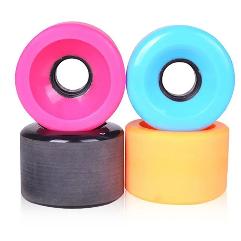 6545mm skateboard  wheel land surfboard wheel 78A street brush wheel professional long board fish board wheel candy