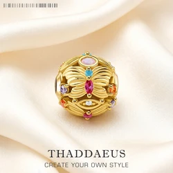 Golden Butterfly Bead 925 Sterling Silver Karma Charms European Jewelry Bohemia Accessories For Women