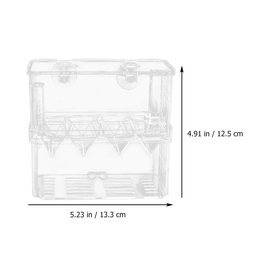 

Plastic Fry Breeding Box Aquarium Breeder Fish Tank Accessories Guppy Hatchery Incubator Eco Friendly Durability Practical Clear