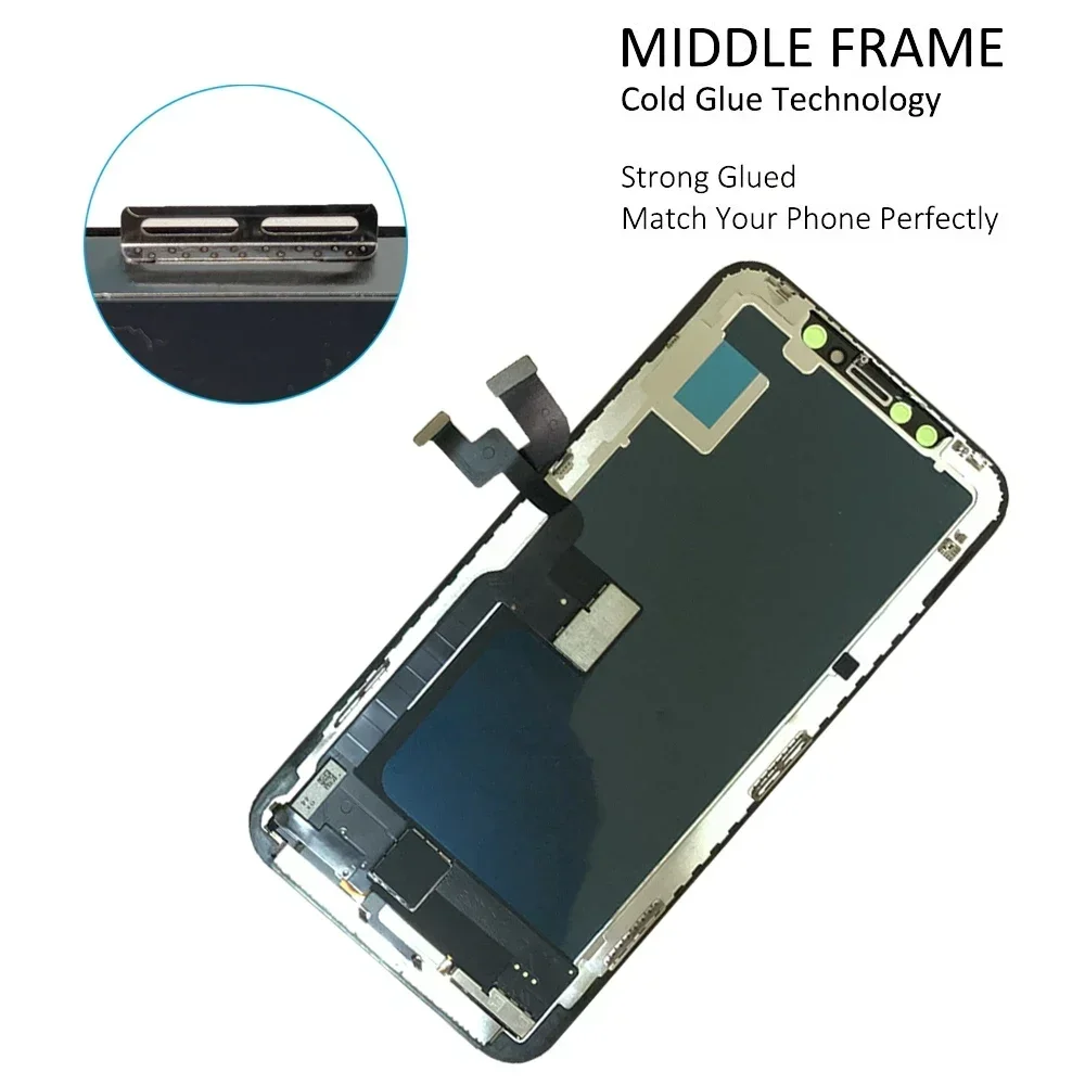 RJ incell Screen For iPhone  11 12 13 14 15 15pro 15promax LCD Display Touch Screen Digitizer Assembly No Dead Pixel Replacement