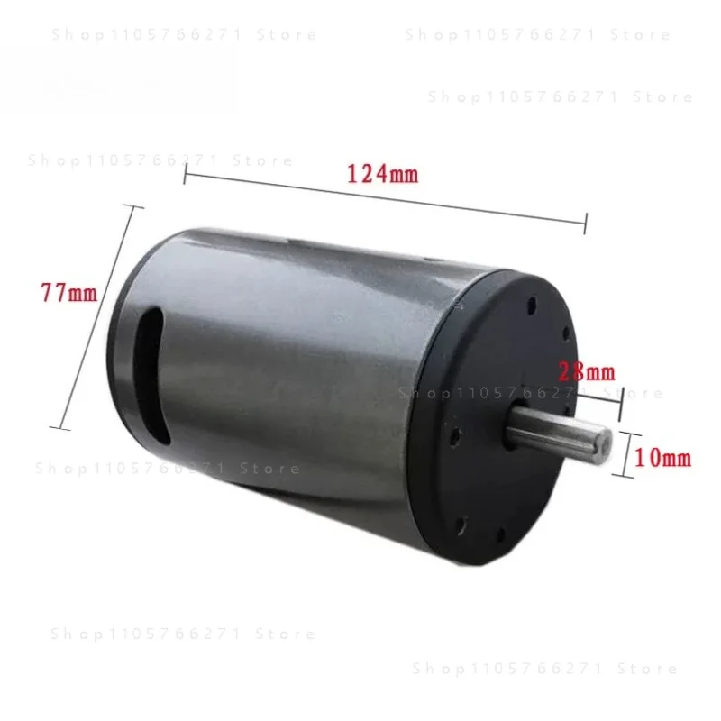 DC Double Ball Bearing Motor Spindle Lathe Buddha Bead Machine High Power Motor