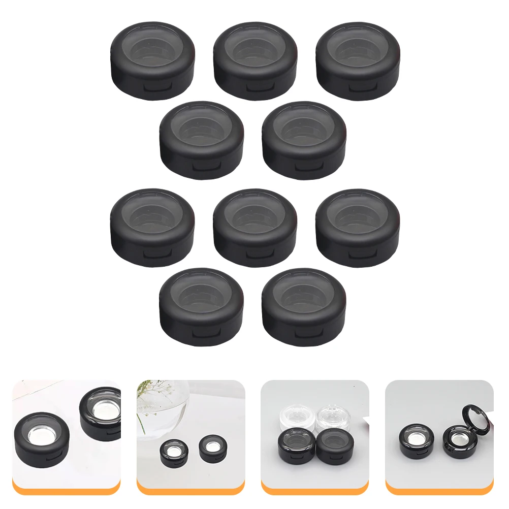 

10 set Eye Shadow Box Empty Container Replacement Palette Storage Travel Size Light Weight Durable for Girls Eyeshadow