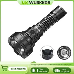 Wurkkos TD01C 21700 linterna táctica recargable LED USB-C 1800Lm antorcha Buck Driver lanzamiento 1000M IPX8 interruptor trasero impermeable