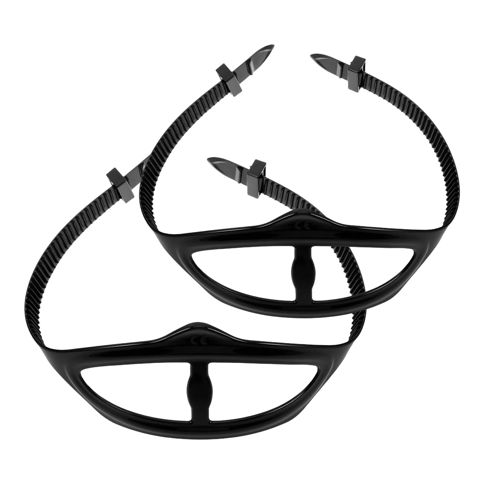 2Pcs Universal Silicone Mask Strap Cover Comfortable Secure Adjustable for Diving Snorkeling Swimming Swim Eyewear Accessories