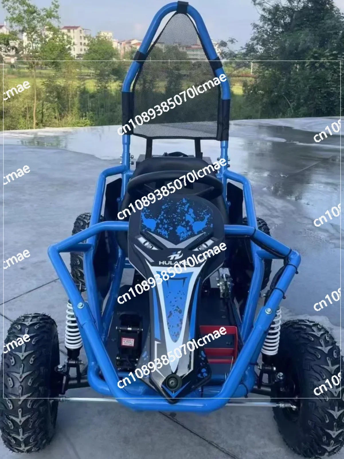 Gasoline Single Person Small Go-Kart Off-Road Electric Four-Wheel Drift Car for Children and Adult, Venue Electric Go-Kart