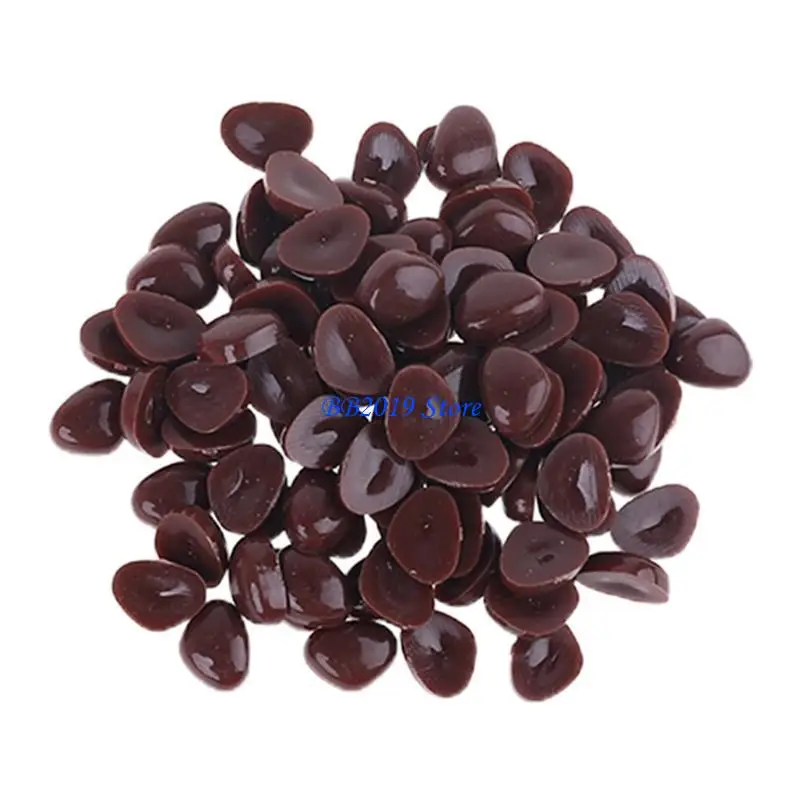 

Q0KB Несколько цветов накладные носы и акрил для кукольной ручной работы и пластиковых носов для рукоделия (100 шт.)