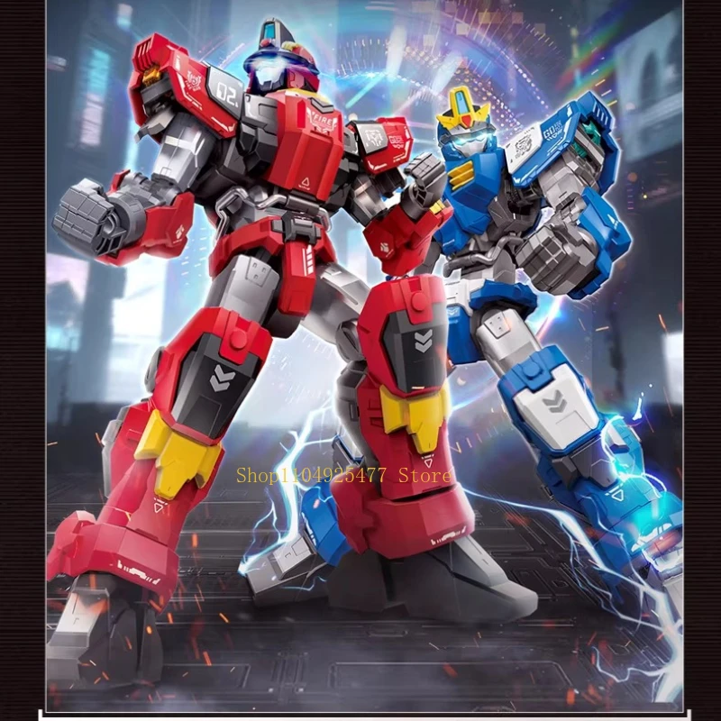 

Original Keeppley Boundless Domain Armor Series Transformed Firefighter Combination Mecha Building Blocks Upgrade Kit Boys Gift