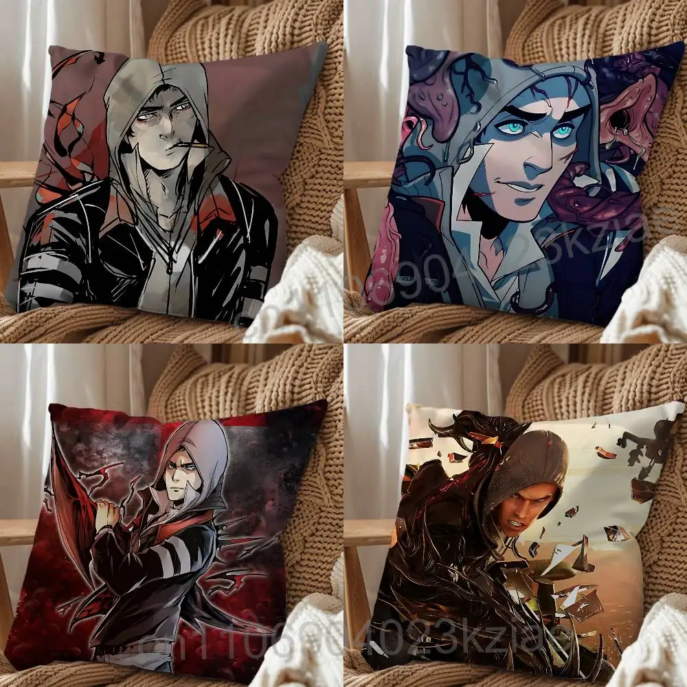 James Heller Alex Mercer Prototype Pillow Case Square DoubleSided Printing Short Plush Sofa Cushion Cover Bedroom Bedside Pillow