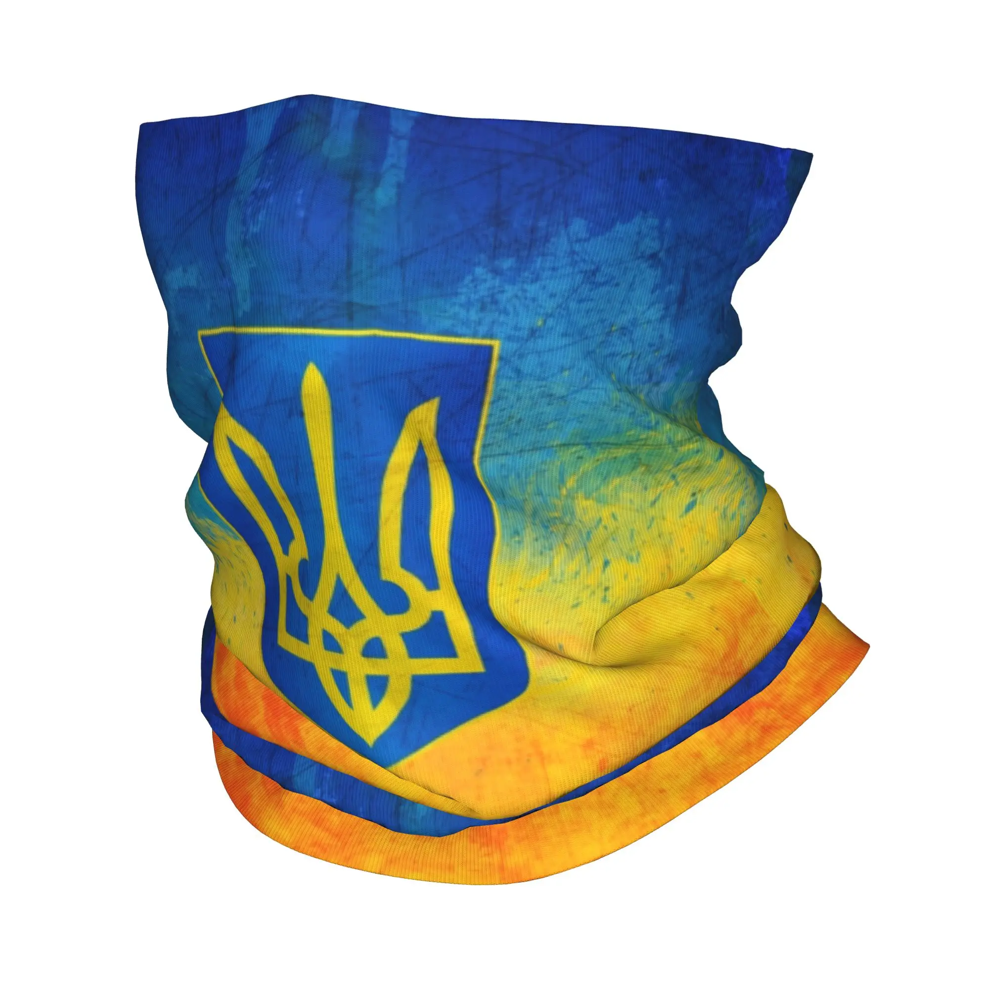 Flag Of Ukraine Bandana Neck Warmer Men Women Winter Ski Tube Scarf Gaiter  Face Cover