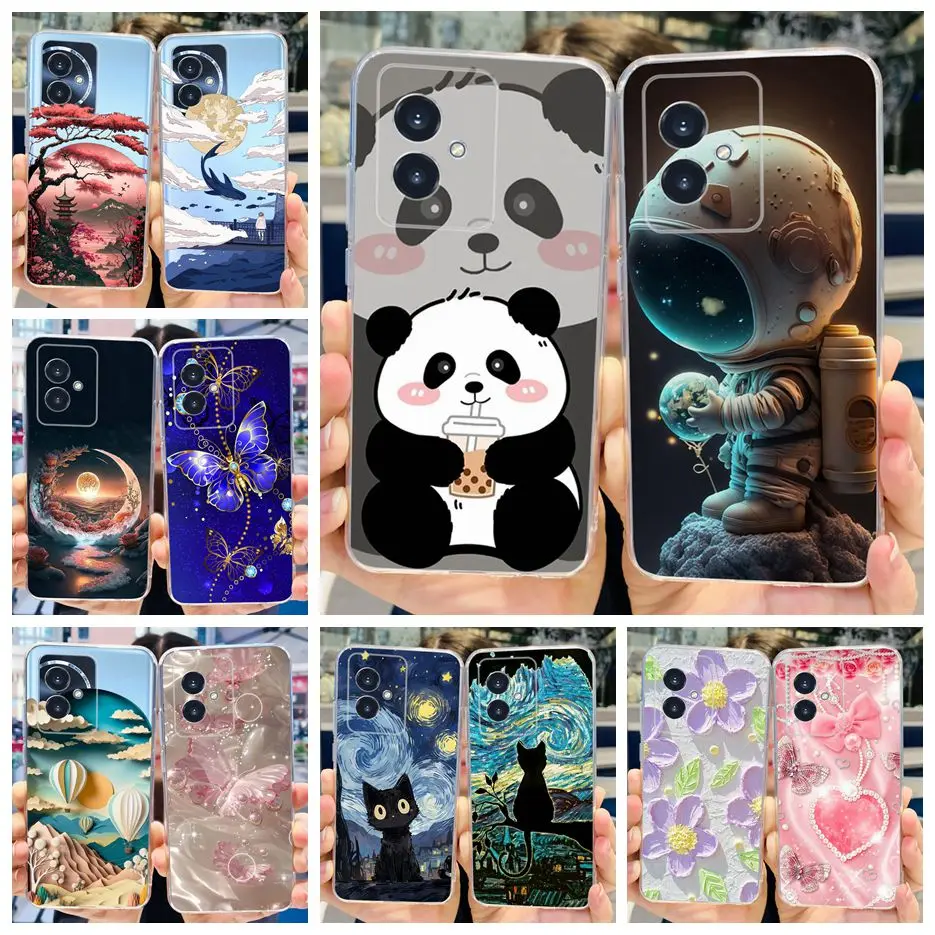 For Honor 100 Pro Case MAA-AN10 Luxury Fashion Painted Cover Soft Silicone Phone Case For Honor 100 Honor100 Pro 5G Shell Bumper