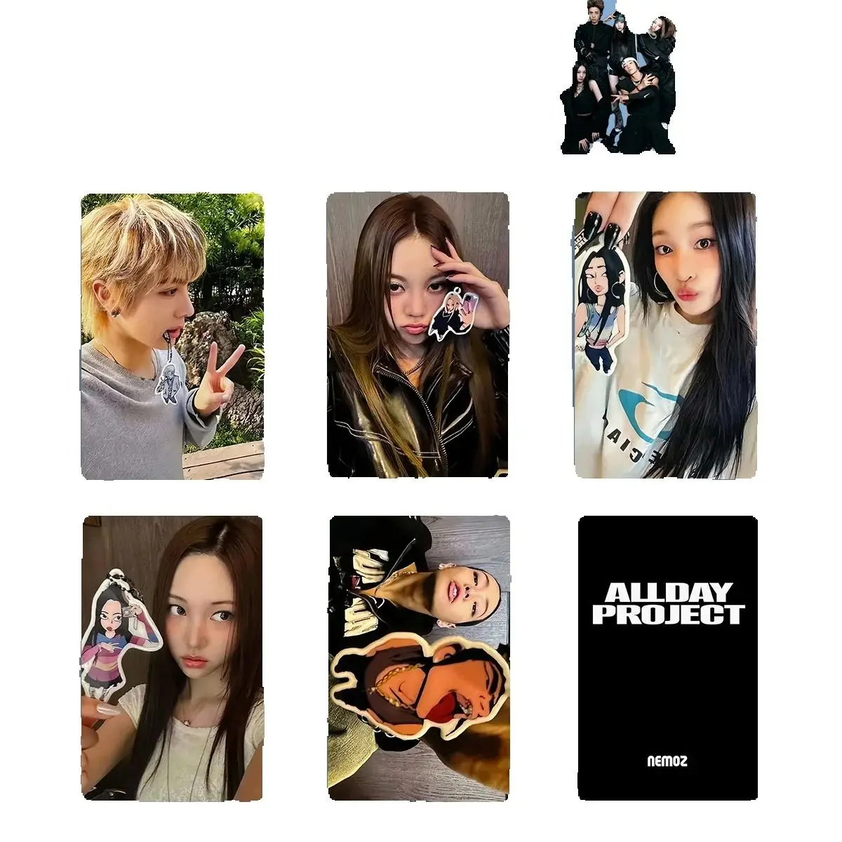 مجموعة جديدة من KPOP بطاقات صور ألبوم ADP الشهيرة، بطاقات سيلفي لمشروع ALLDAY ANNIE BAILEY TARZAN WOOCHAN YOUNGSE قابلة للجمع