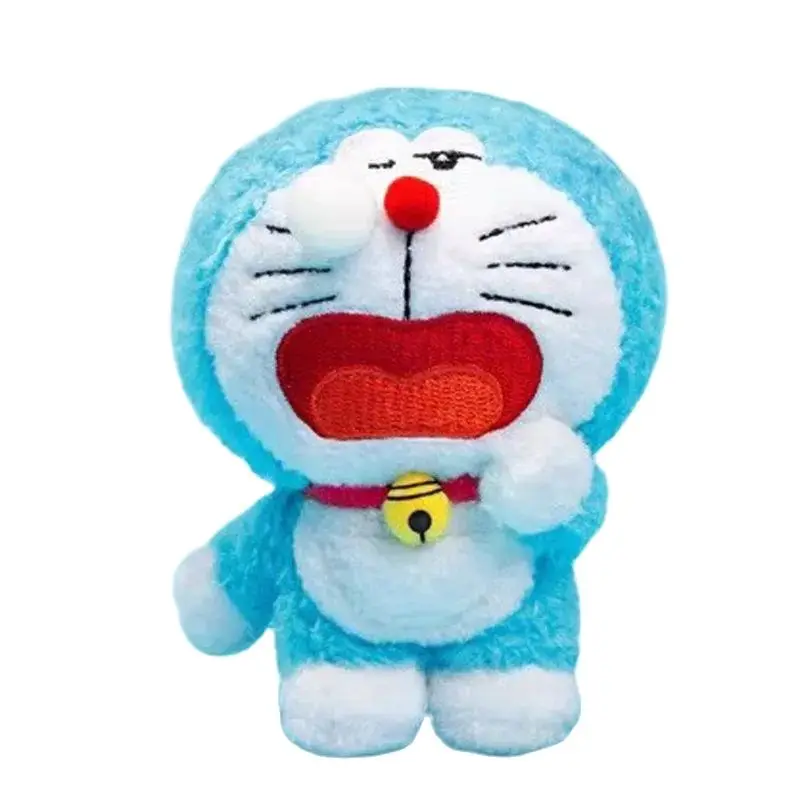 Cartoon Cute Doraemon Jingle Cat Pendant Purple Potato Plush Pendant Keychain Pendant Gift Ornament Birthday Gift Christmas