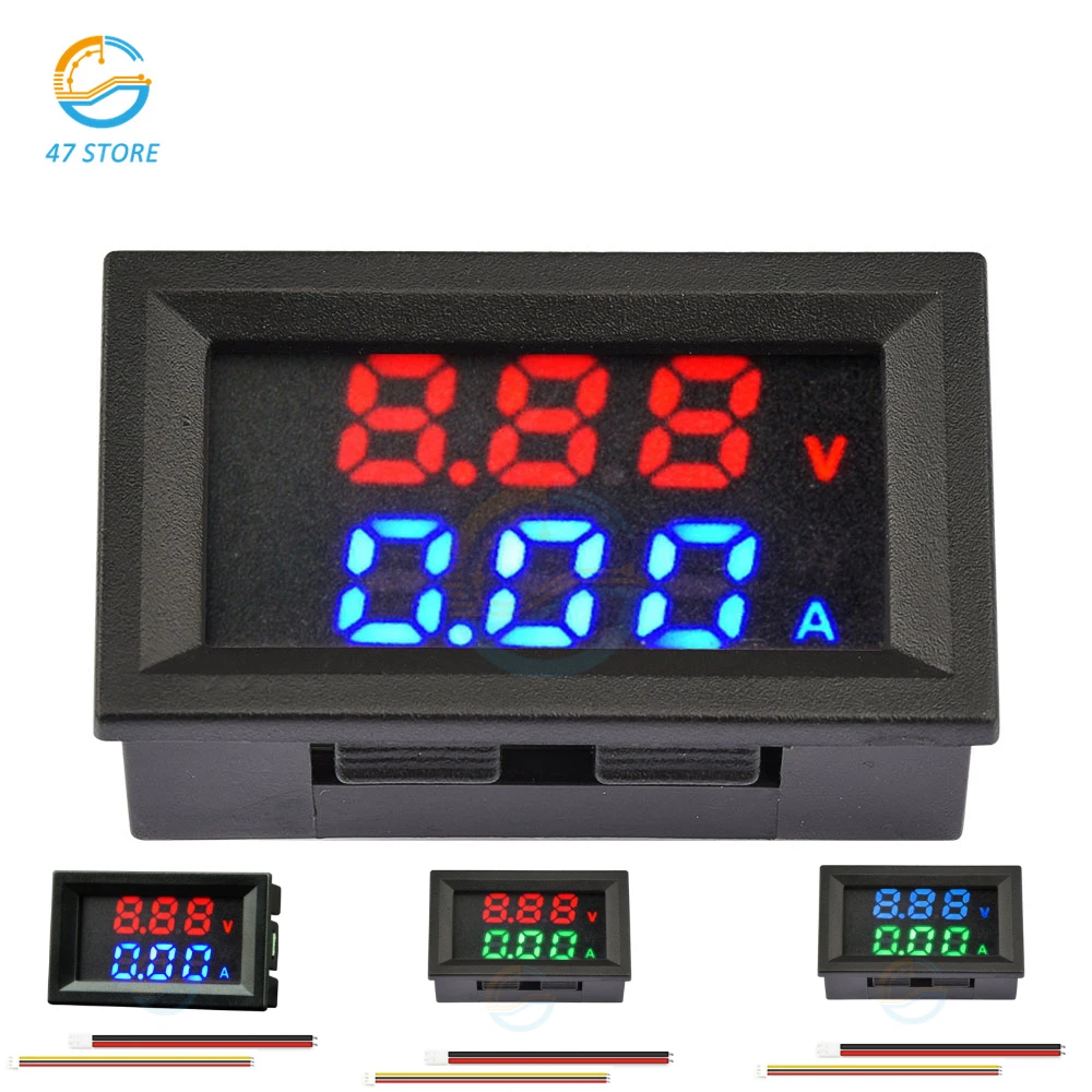 M430 DC 4-30V voltage current power meter 10A 50A 100A LED Digital Voltmeter Ammeter Current Meter Volt Tester Monitor Panel