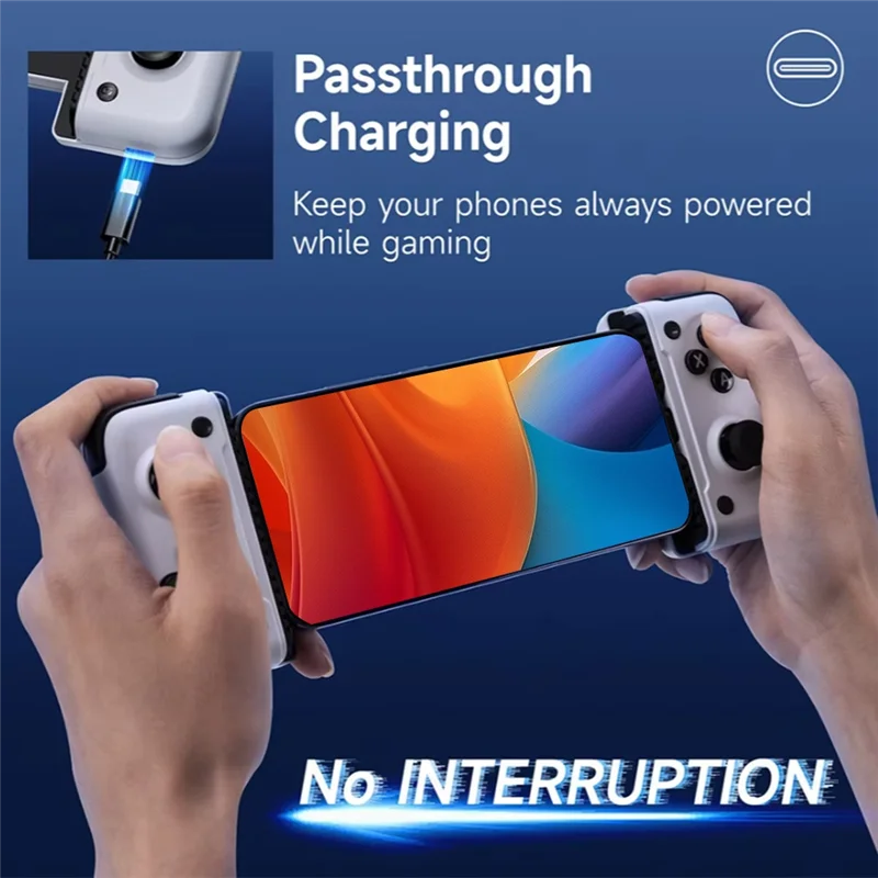 

M13K-M05 Type C Mobile Phone Controller For Game Pass Cloud Gaming For Iphone 15/16 Series, Xcloud, Mapping, Hall Effect
