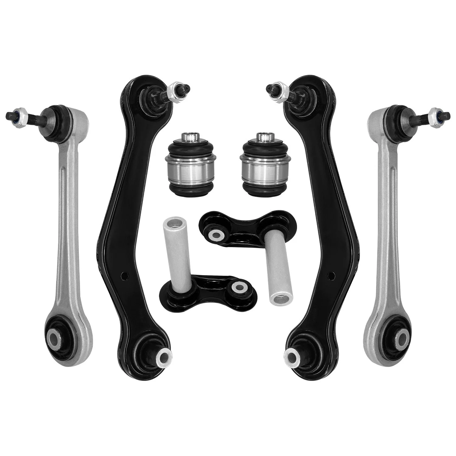 TOPICKSAP 8Pcs Rear Control Arm Guide Rod Integral Link Ball Joint for BMW X5 2000-2006 K620628 K620626 K620627 K200012 K642132