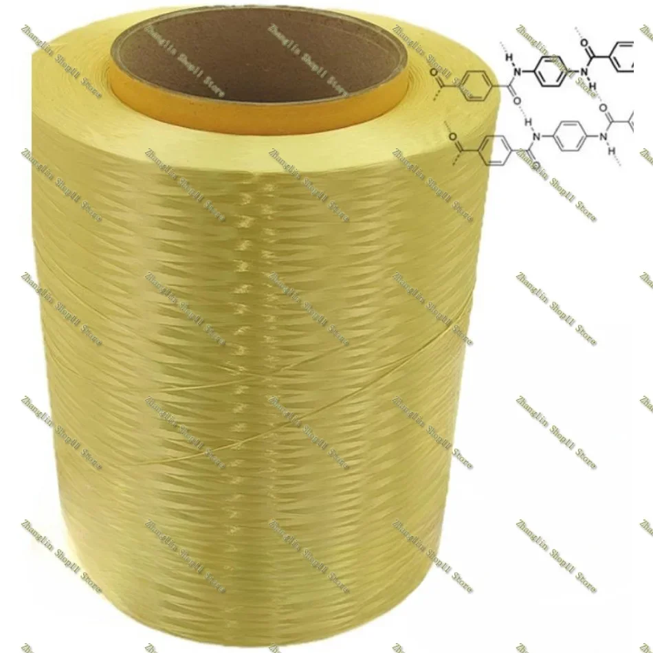 1414 Aramid Fiber 1100Dtex Resistant Flame-retardant Fireproof Wire Kevlar High Temperature Thread