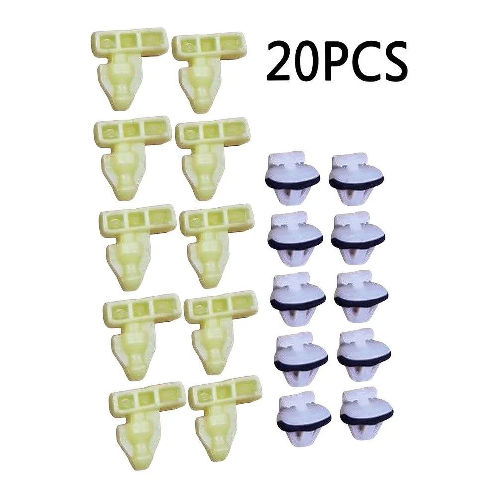 Full Side Wing Surround For Nissan Juke Front/Rear 20pc Wheel Arch Trim Part Car High Quality Practical Clips Replaces