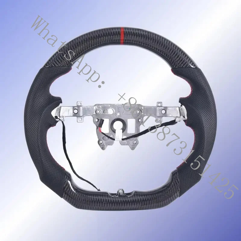 

Suitable Glassy Carbon Fiber Steering Wheel Model 3 Highland 2024 2025 with heating included