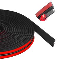 Car Sunroof Sealing Strip T-Shaped Panoramic Sunroof Front Windshield Waterproof Strip Car Roof Waterproof Rubber Strip Fittings