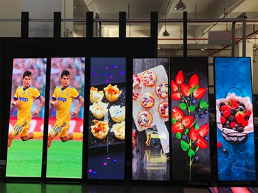 Custom P2.5 LED Display Screen Colorful Energy Poster for Advertising & Promotional Business Standing LED Poster Display - view 4