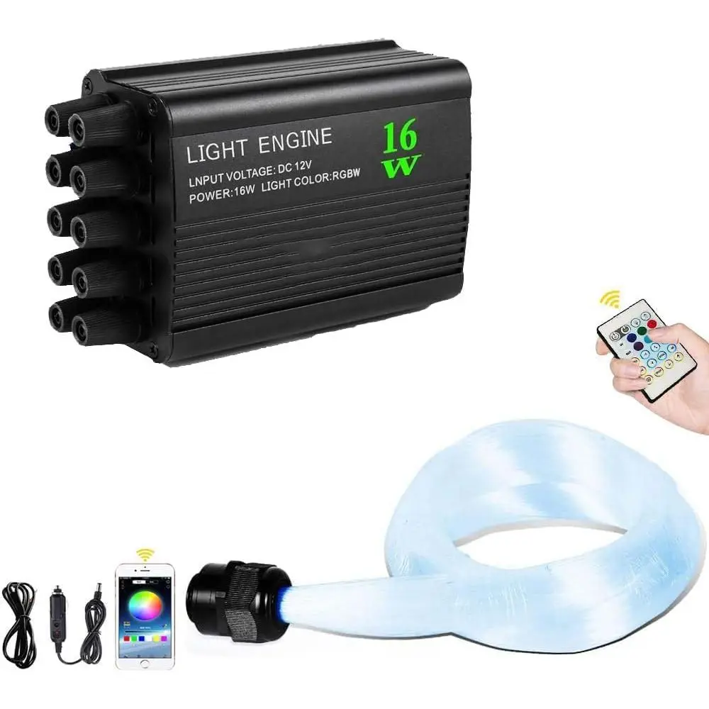 

Световой комплект Meteor Twinkle 750 шт. 6.5т Starlight, 16W LED, оптоволоконный светильник для потолка, управление через приложение/пульт ДУ, для автомобиля/дома/вечеринок