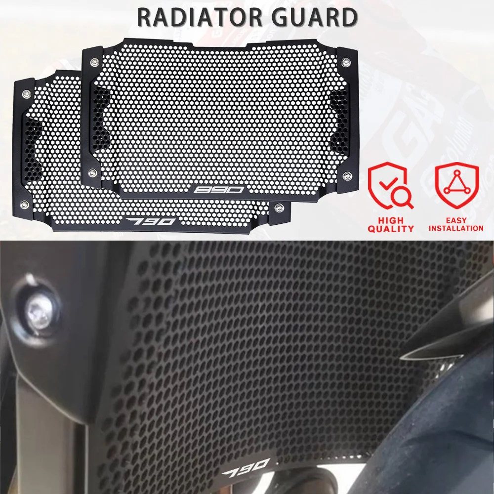 

For KTM DUKE 790 DUKE 790DUKE DUKE790 2018-2025 Motorcycle Accessories Radiator Guard Grille Cover Protector Water Tank Aluminum