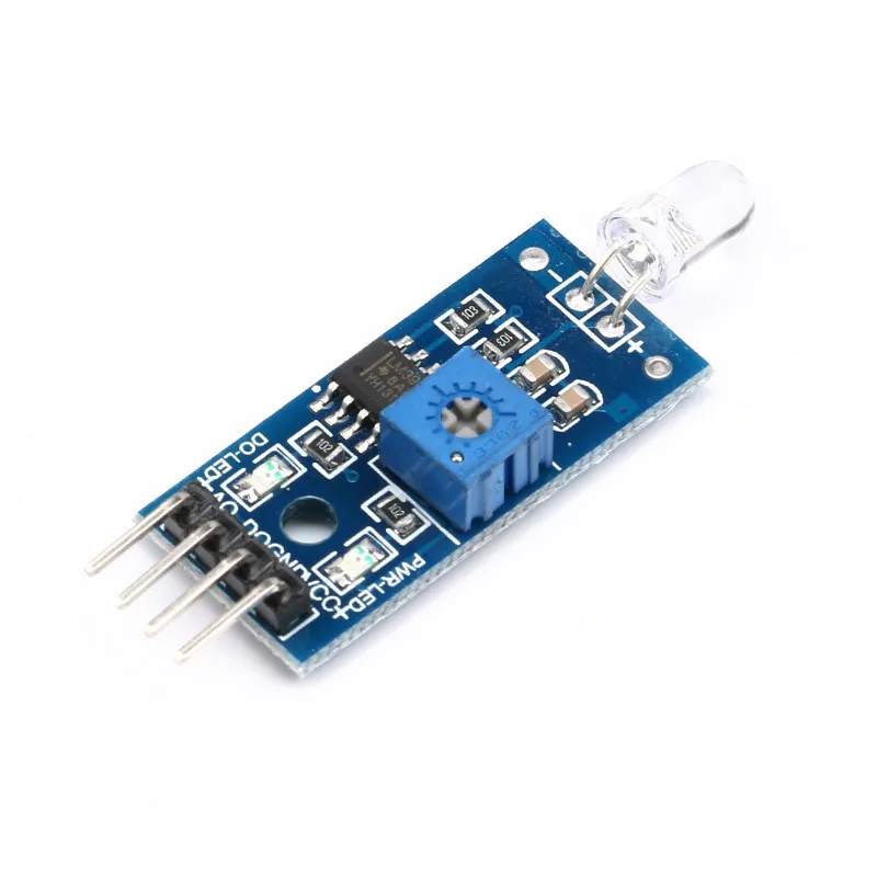 LM393 Photosensitive Diode Detection Switch 3.3V-5V 4PIN Photodiode Module Light Sensor Switch Module for Arduino Raspberry Pi