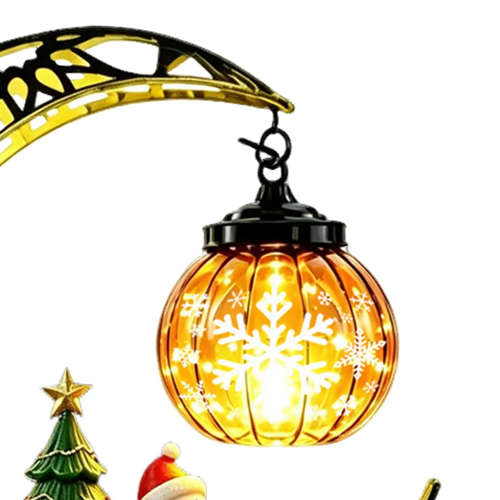 Christmas Solar Lights Solar Waterproof Moon With Stake Lighting Yard Stake Christmas Decorations For Front Yard Party Backyard