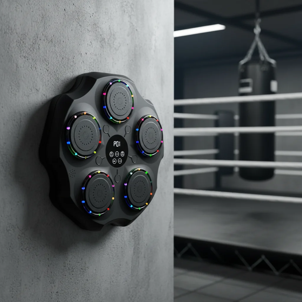 2026 Home Gym Workout Fitness Smart Boxing Machine Wall-Mounted Target Punching Training Reaction Target Children Adult /LEDprom