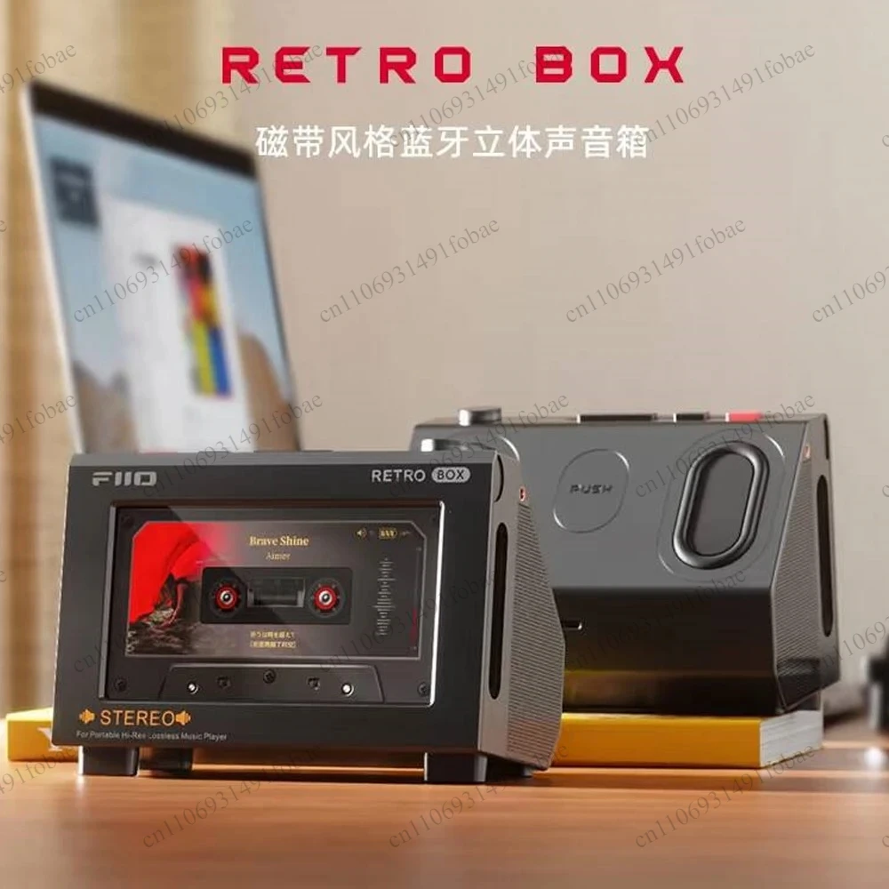 Mini Retro Cassette Shape Audio Speaker Bluetooth USB Decoding Stereo Sound Equipment For Portable Digital Music Player Devices