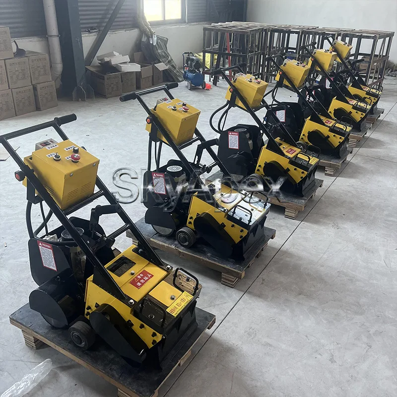 Walk Behind Electric Floor Scraper Plastic Runway Court Renovation Remover Playground Refurbishment Stripping Machine
