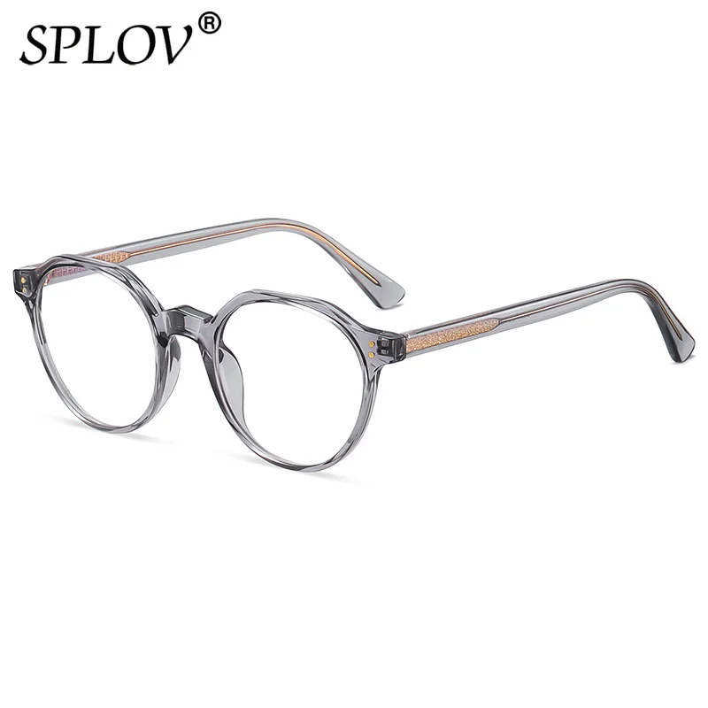 

Oval TR90 Anti Blue Light Blocking Glasses Men Prescription Eyeglasses Frame Women Computer Glasses Round Optical Eyewear UV400