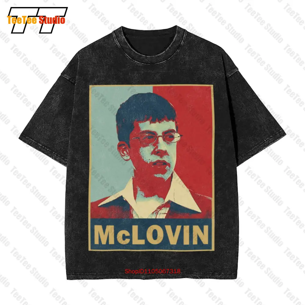 Mclovin Superbad Vintage Übergroßes T-Shirt NSN1