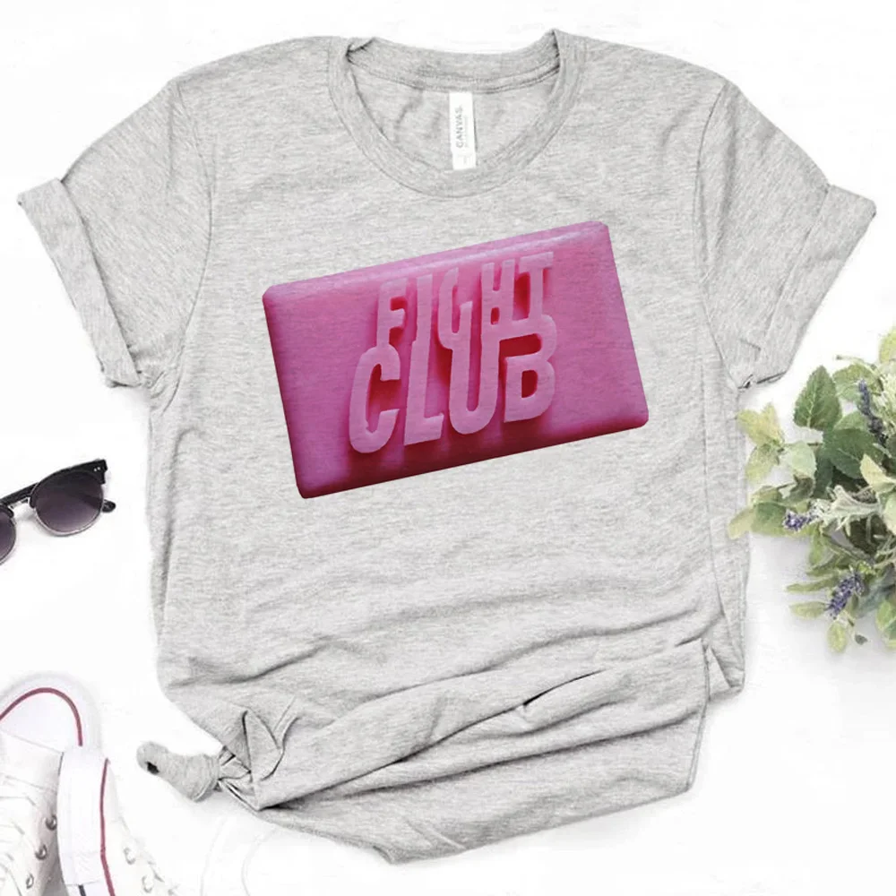 Fight Club top women comic manga funny t shirt female graphic anime clothes