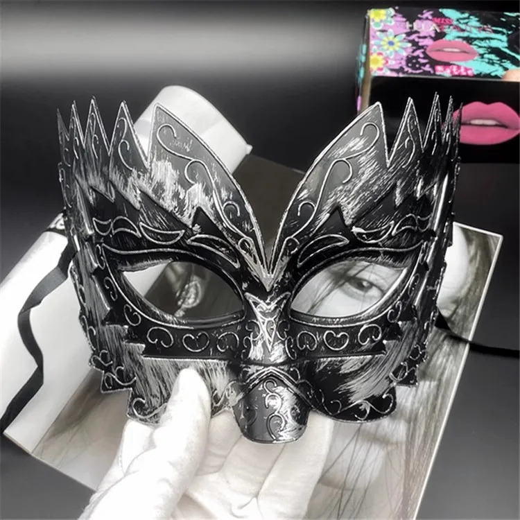 Halloween Performance Alte Stil Halbe Gesichts maske, Make-up Ball Requisiten Vintage Maske