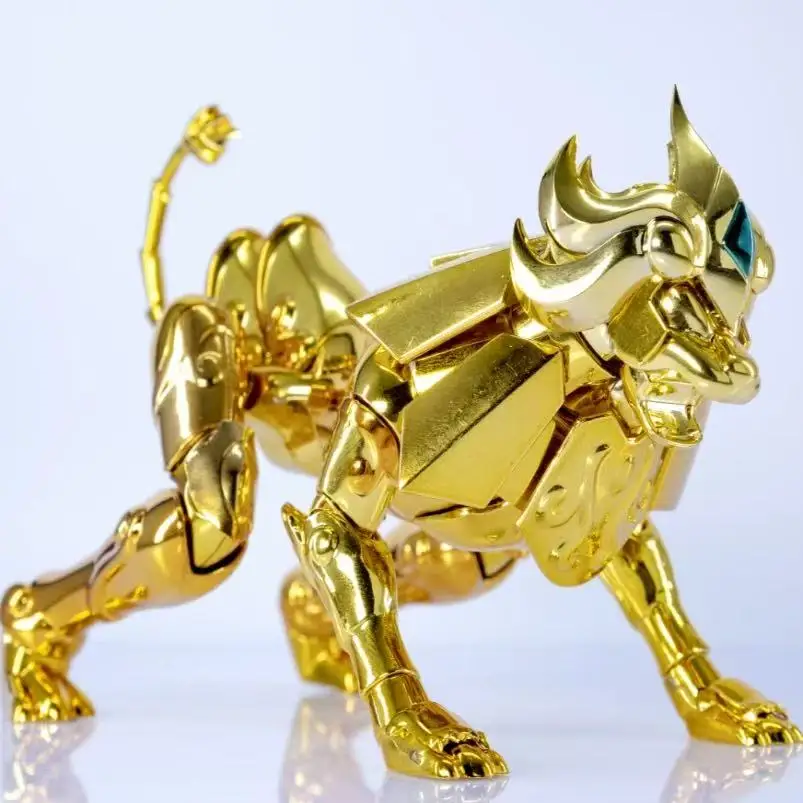 

In stock CS Model Saint Seiya Myth Cloth EX Leo/Lion Aiolia Totem/Object Gold Knights of the Zodiac Action Figure