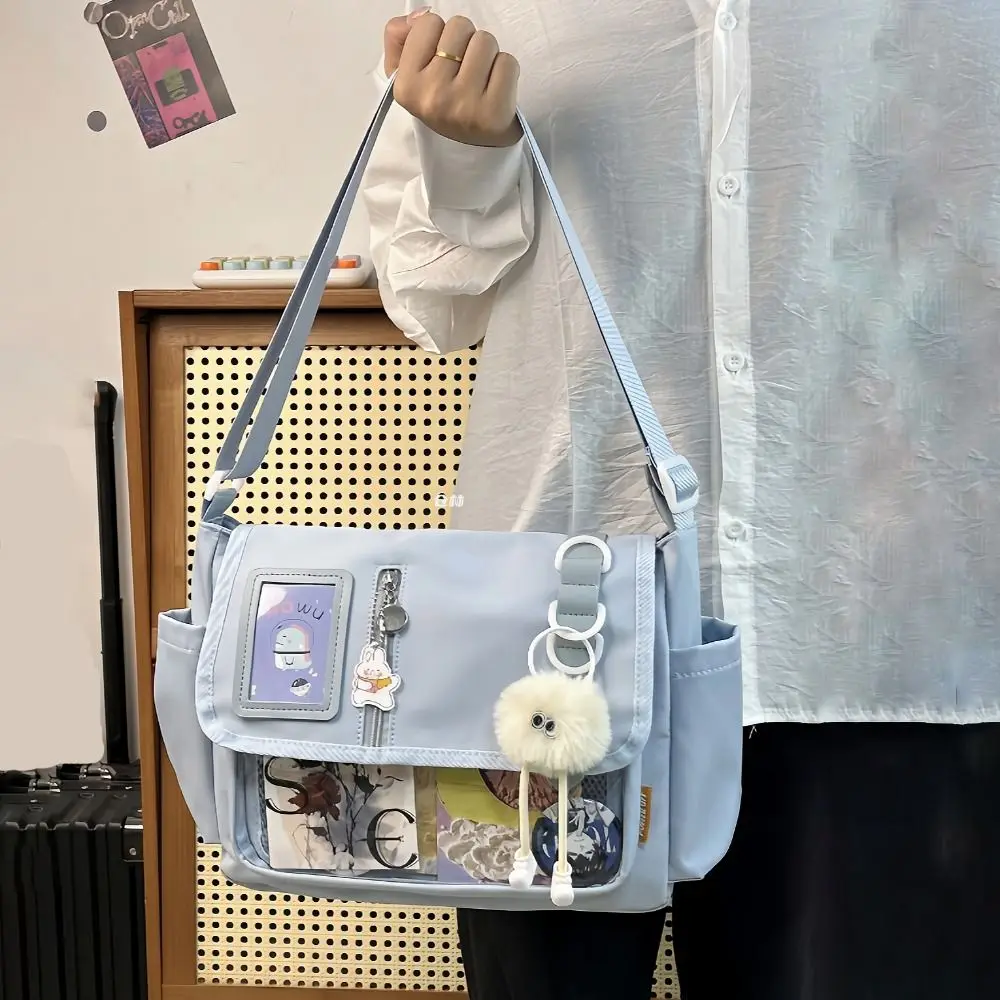 Transparent Itabag Crossbody Bag DIY Display Plate Ita Bag Y2K Japanese Harajuku School Bags For Teenage Girls New 2024