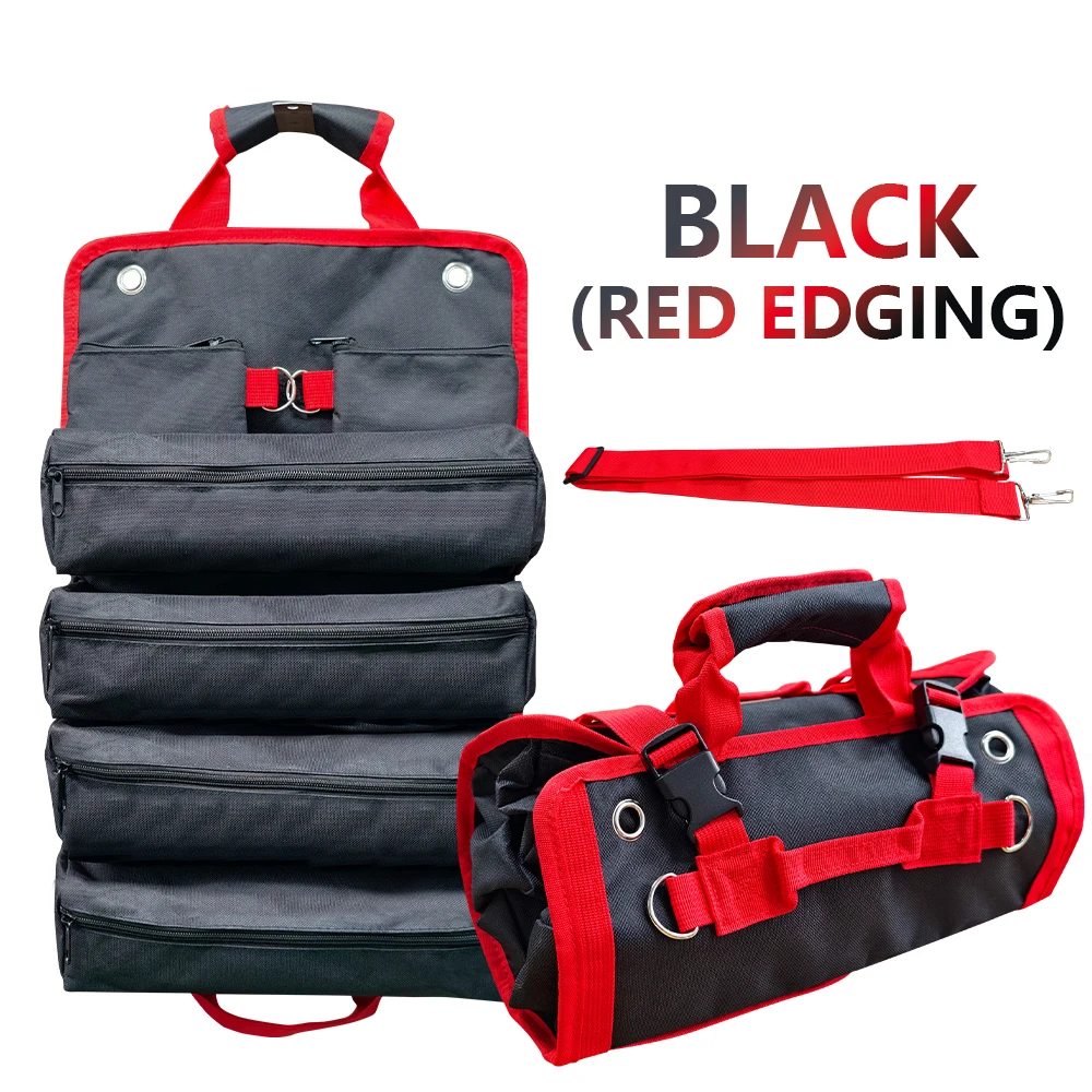 

Многоцелевая сумка для инструментов, высококачественная профессиональная многокарманная сумка для инструментов, свернутая портативная сумка-органайзер для небольших инструментов