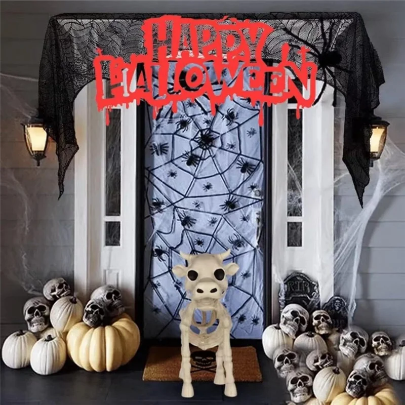 Modules de Décoration d'Halloween en Forme de Vache, Statue d'Extérieur