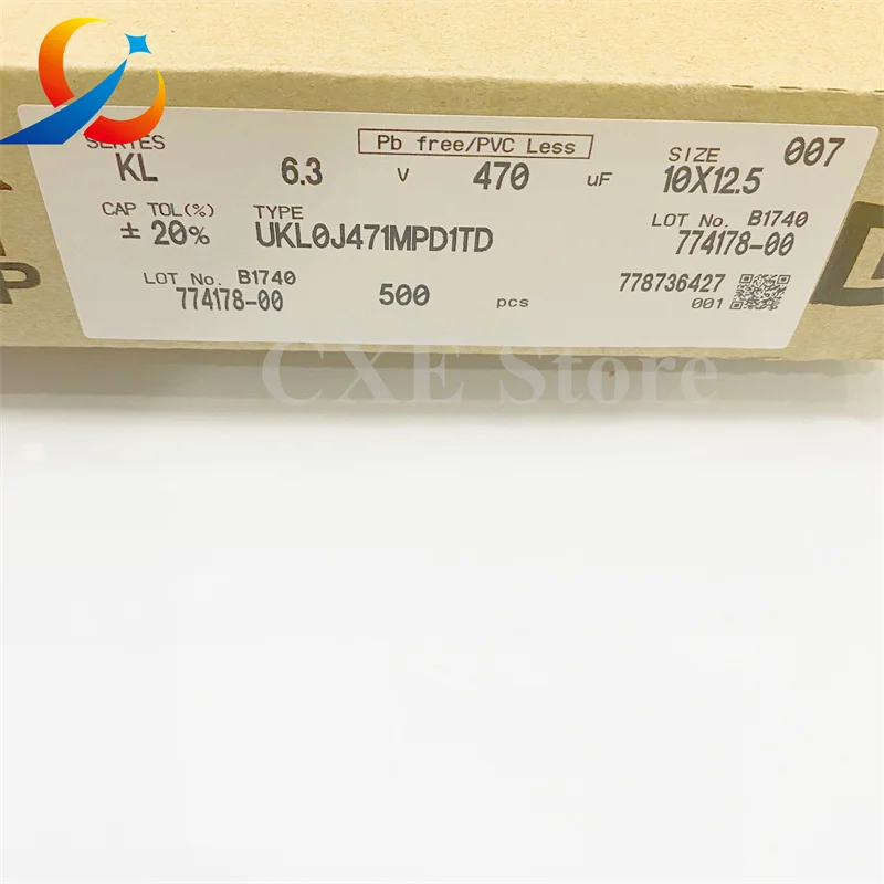 20PCS KL 6.3V470UF Volume 10X12.5mm NICHICON Electrolytic Capacitors UKL0J471MPD1TD 470UF 6.3V NEW