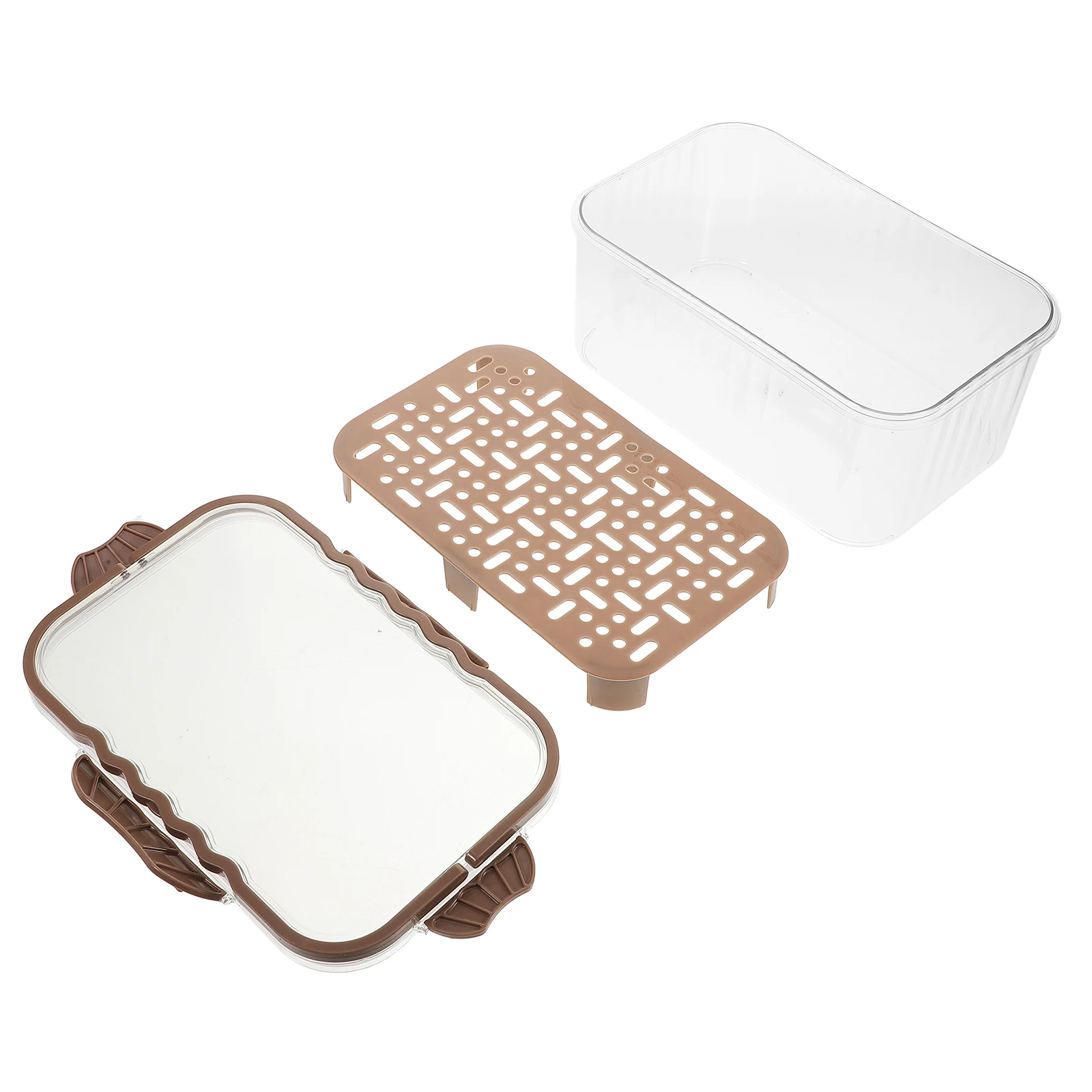 

Outdoor 1PC Fresh Box High Seal Multilayer Portable Weather Resistant Easy Clean Snack Box Plastic Containers Picnic Camping