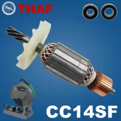 AC 220V 240V CC14SF Armature Rotor For HITACHI Cut-off Machine Spare Parts Cutting Machine CC 14SF