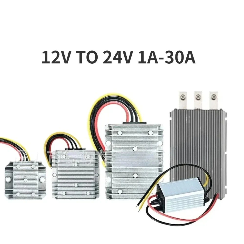 12V TO 24V 1A-30A Boost DC Converter Power Module Step Up Booster 12 Volts to 24 Volts Voltage Regulator Transformer for Cars