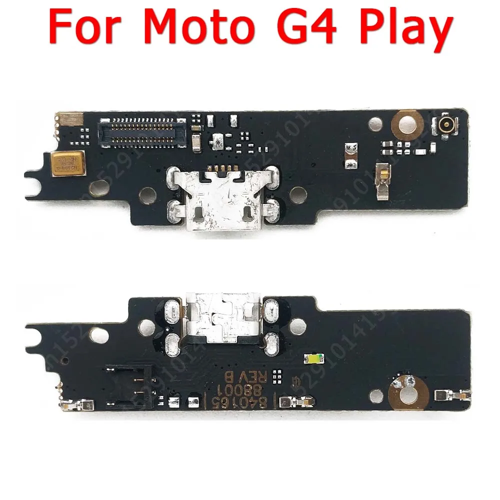 For Motorola Moto G6 G5 G4 Play Charging Port USB Charge Board PCB Dock Connector Socket Plate Flex Replacement Spare Parts