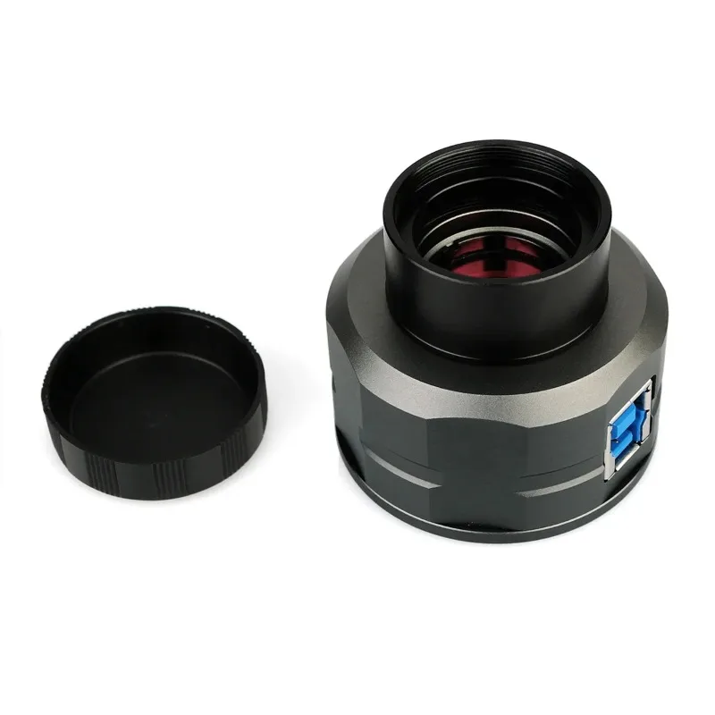 Telescopio astronómico USB 3,0 de 8MP, microscopio electrónico Digital, cámara con oculares, lente, formato de vídeo MJPG, microscopio de 31,7mm