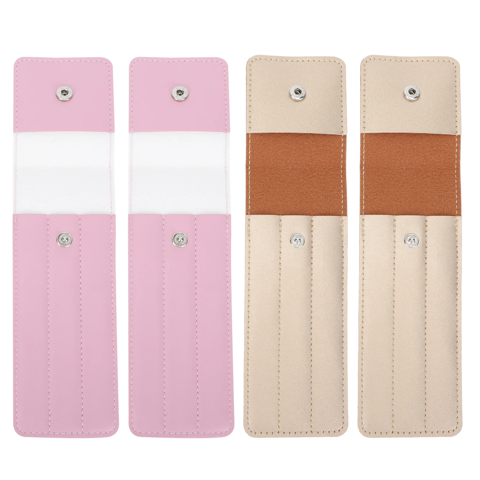 

4Pcs Tweezer Protection Covers Face Beauty Tool Storage Bags Makeup Tweezers Holders Practical Tool Organizer