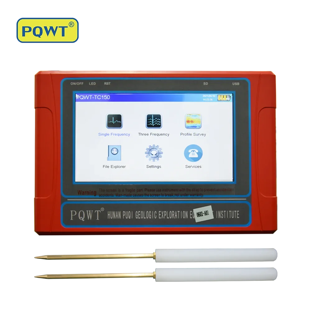 TC150 TC300 TC500 équipement de détection d'eau souterraine à opération simple qualité de l'eau