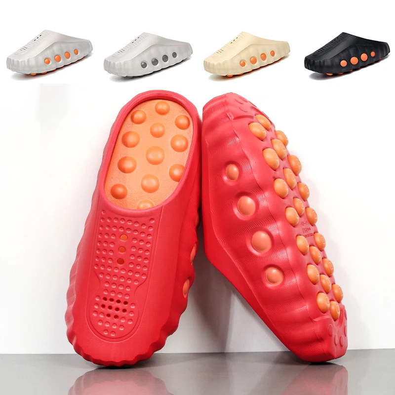 Second Generation Men Women Massage Slippers Indoor Outdoor Sandals Beach Shell Slides Clogs Casual Shoes Home Summer Slippers