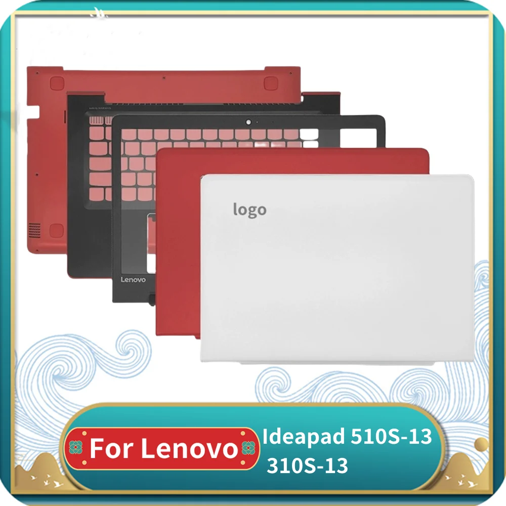 

Новая задняя крышка ЖК-дисплея для Lenovo Ideapad 510S-13 310S-13, передняя панель для ноутбука, Упор для рук, Нижняя крышка, петли, верхняя крышка